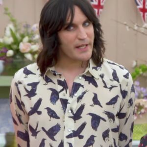 Bake Off Noel Fielding Bird Printed Shirt