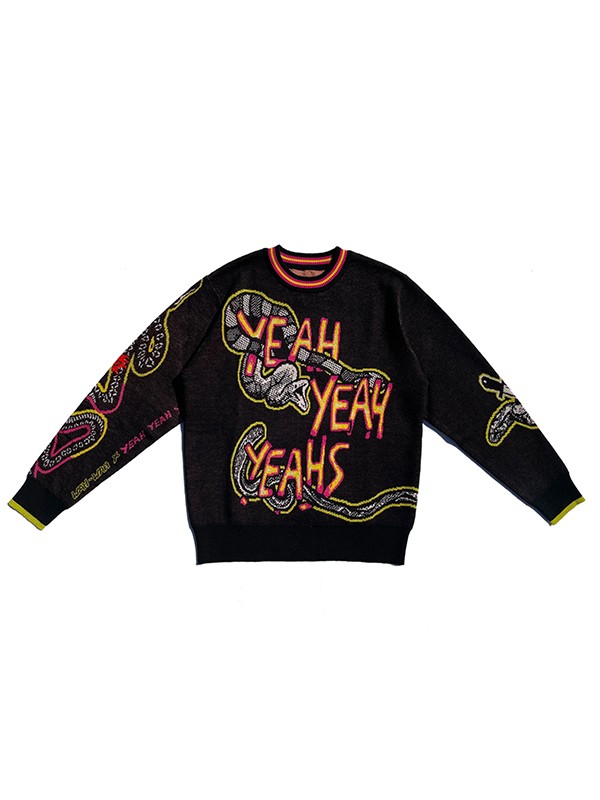 Bake Off Noel Fielding YEAH YEAH YEAHS Snake Jumper