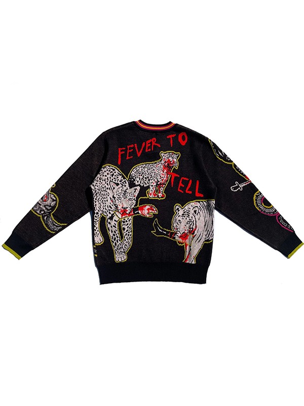 Bake Off Noel Fielding YEAH YEAH YEAHS Snake Jumper - Image 2