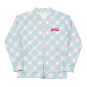 Barbie 2023 Plaid Bomber Jacket