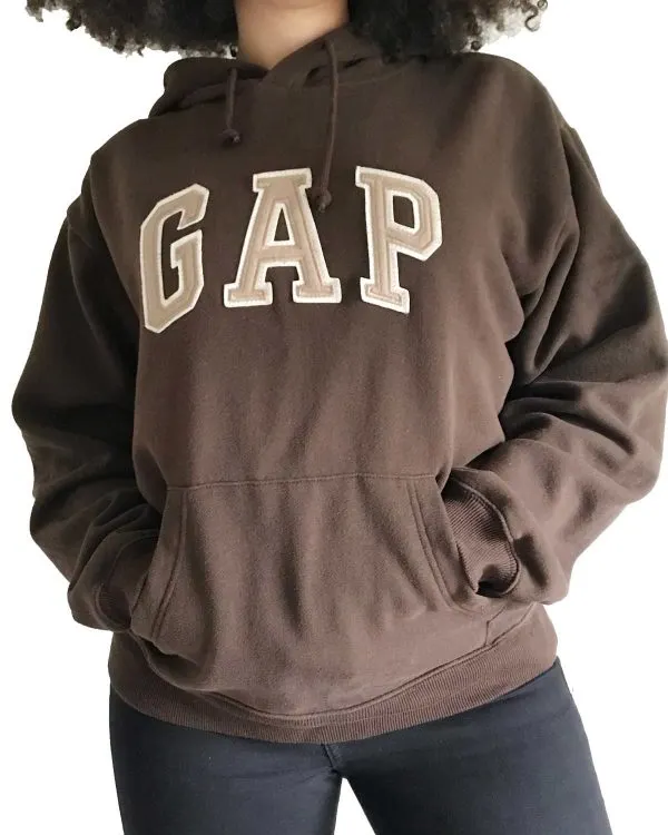 Brown Gap Hoodie - Image 3