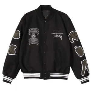 Comme De Garcons Varsity Jacket