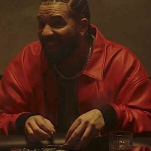 Drake Albanian Flag Red Jacket