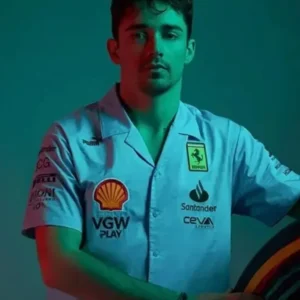Ferrari Racing Blue Miami Grand Prix Shirt