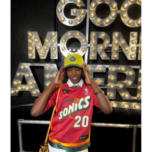 Good Morning America Flau’jae Johnson Supersonics Jersey