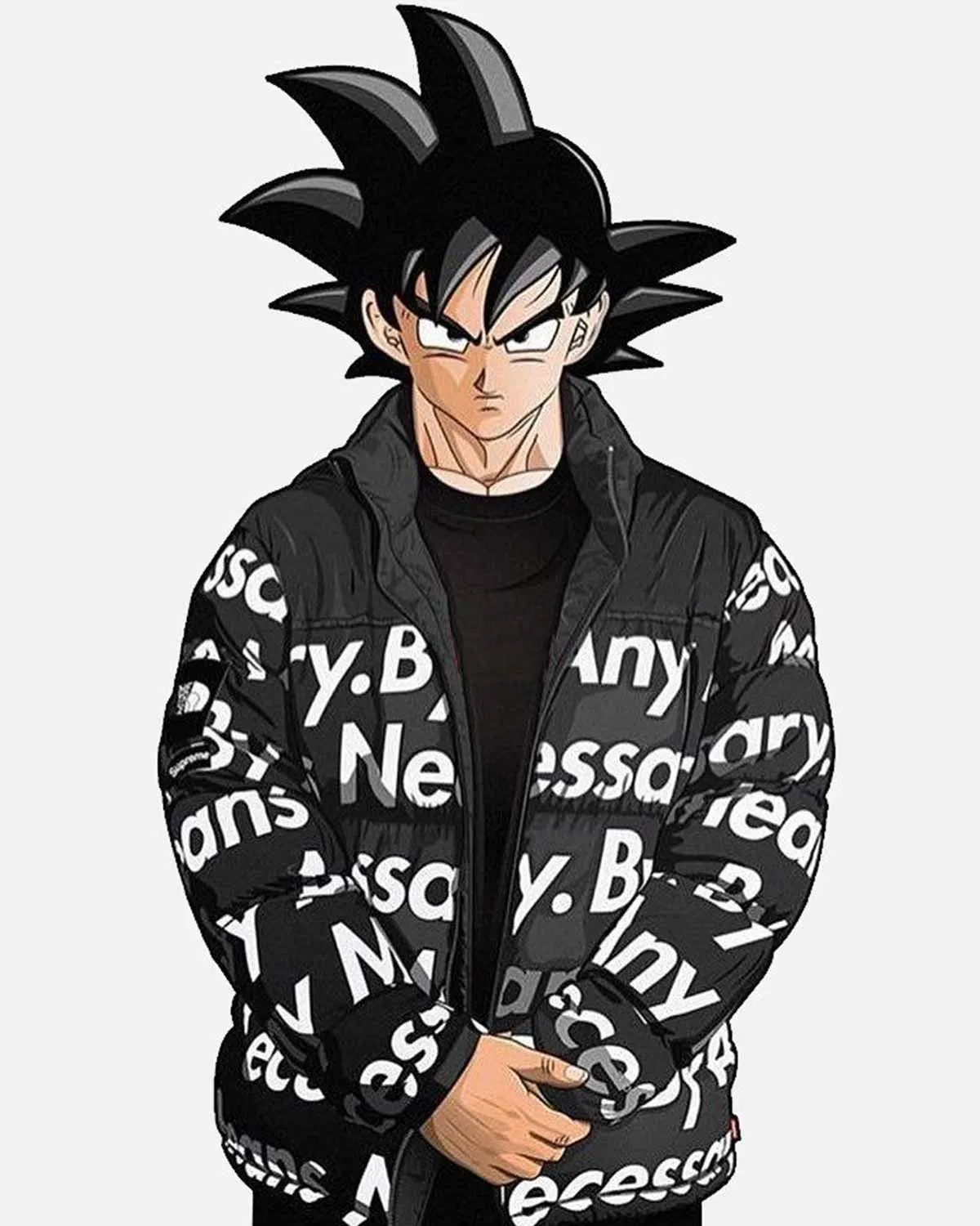 Goku Drip Puffer Jacket - Image 2