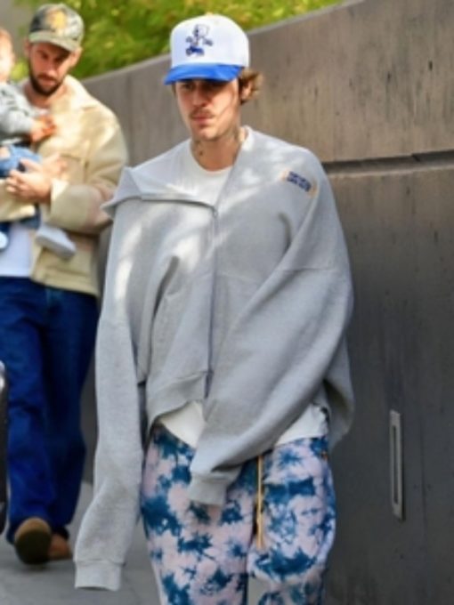Justin Bieber Grey Hoodie - Image 3