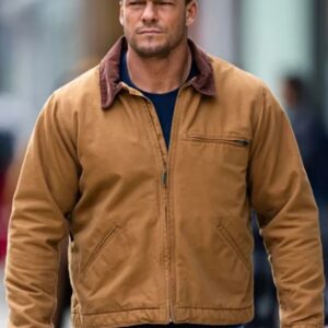 Reacher Alan Ritchson Brown Jacket