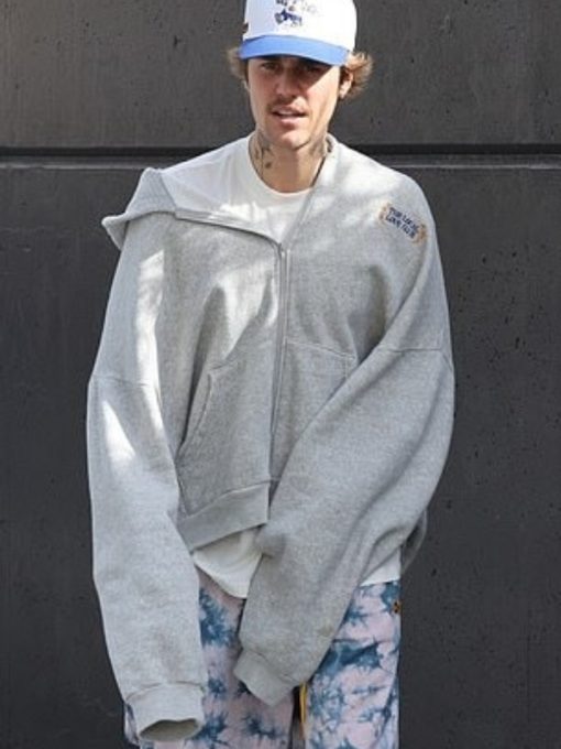Justin Bieber Grey Hoodie