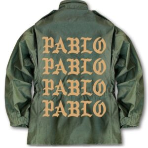 Kanye West Atlanta Pablo Pop-Up Military Jacket