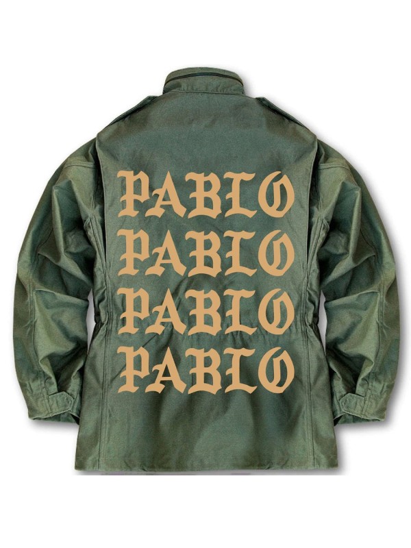 Kanye West Atlanta Pablo Pop-Up Military Jacket