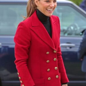 Kate Middleton Catherine Red Coat