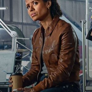 Lift 2024 Gugu Mbatha Raw Leather Jacket