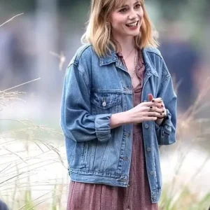 Lucy Boynton The Greatest Hits Trucker Jacket