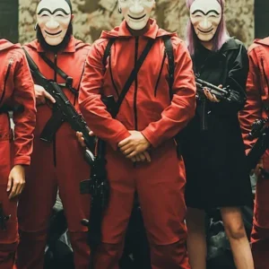 Money Heist Korea Red Costume