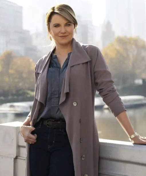 My Life Is Murder Alexa Crowe Trench Coat - Image 2