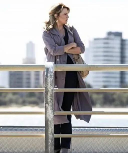 My Life Is Murder Alexa Crowe Trench Coat - Image 4