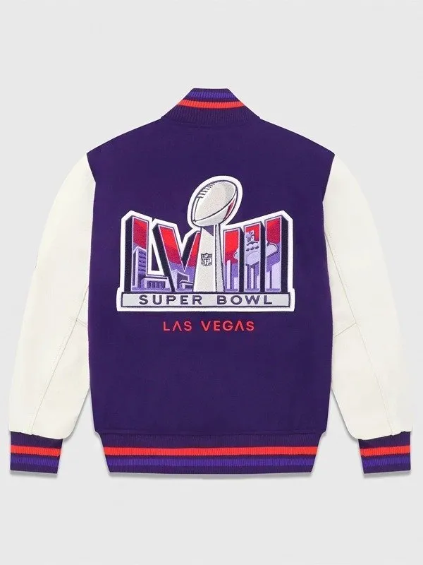 OVO x NFL Super Bowl LVIII Varsity Jacket - Image 2