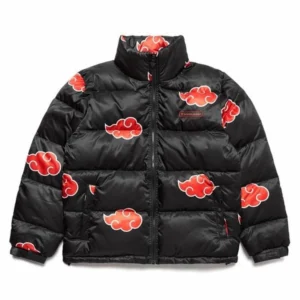 Naruto Akatsuki Puffer Jacket 2