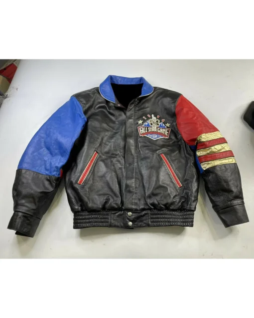 New York City 1994 NHL All Star Game Leather Jacket - Image 2