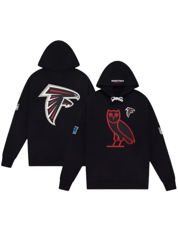 OVO x NFL Atlanta Falcons Owl Hoodie - Image 3