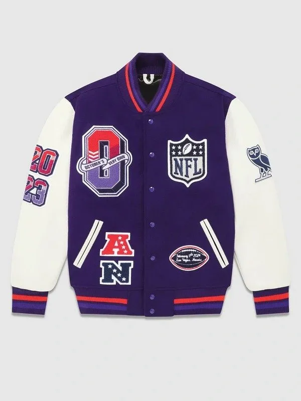 OVO x NFL Super Bowl LVIII Varsity Jacket