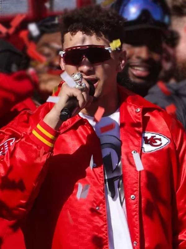 Patrick Mahomes Super Bowl 58 Parade Jacket