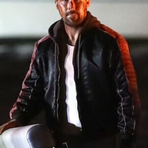 Ryan Gosling The Fall Guy 2024 Black Leather Jacket