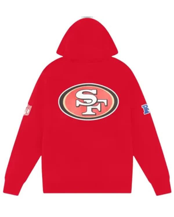 San Francisco 49ers OVO Red Hoodie - Image 2