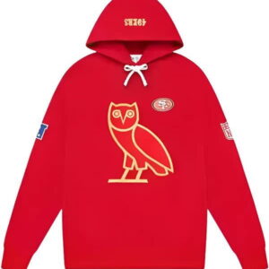 San Francisco 49ers OVO Red Hoodie