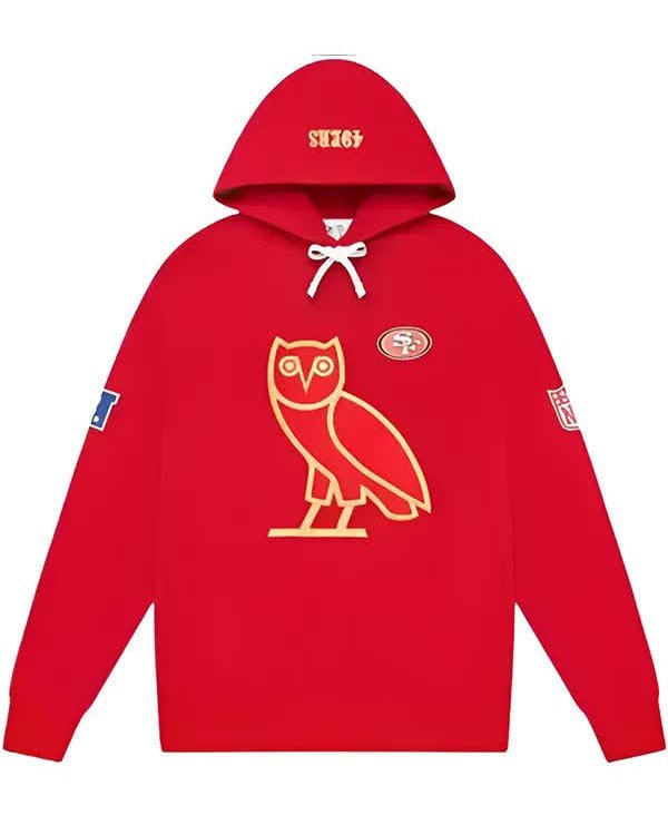 San Francisco 49ers OVO Red Hoodie
