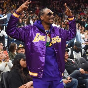 Snoop Dogg Los Angeles Lakers Purple Jacket