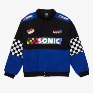 Sonic the Hedgehog Checkered Racing Jacket