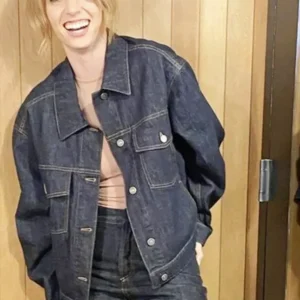 Stranger Things Celebrity Maya Hawke Denim Jacket