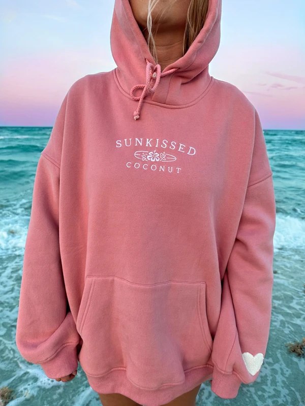 Pink Sunkissed Coconut Hoodie
