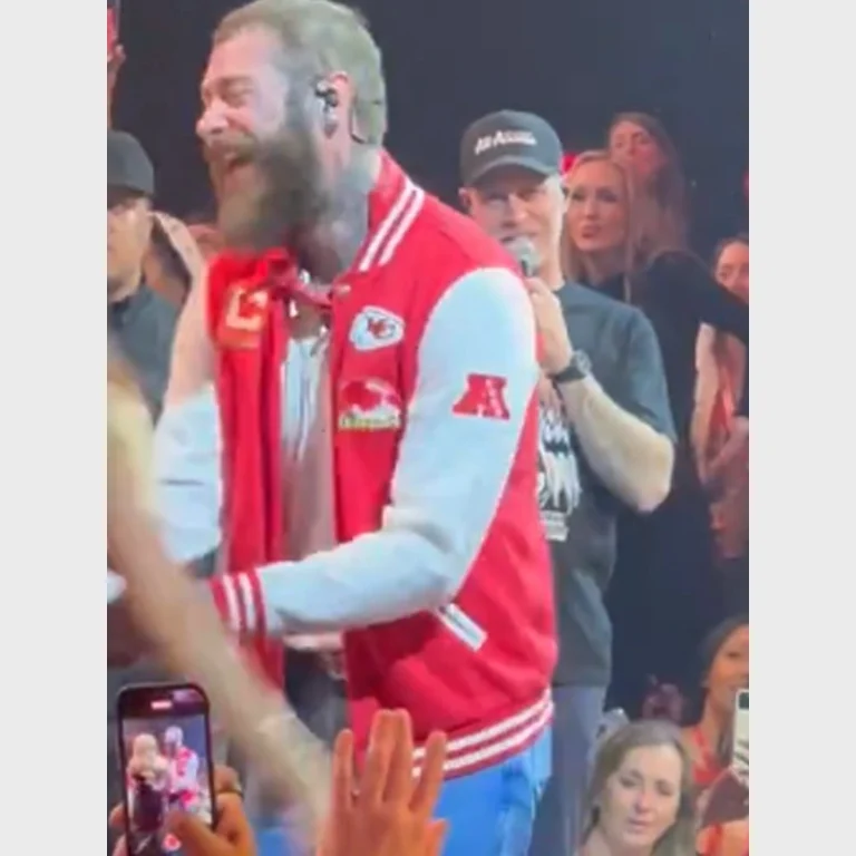 Super Bowl Post Malone Chiefs Jacket - Image 2