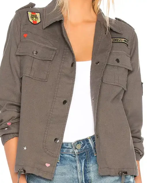 Superman and Lois S04 Natalie Lane Irons Military Jacket - Image 2