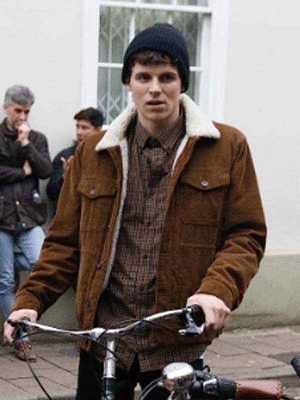 Surprised By Oxford 2023 Ruairi O’Connor Shearling Jacket - Image 3