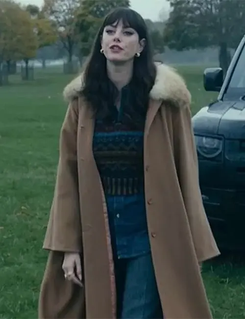 Susie Glass The Gentlemen 2024 Shearling Long Coat