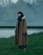Susie Glass The Gentlemen 2024 Shearling Long Coat - Image 3