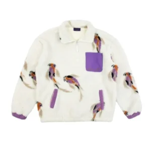 Taylor Swift Koi Fish Sherpa Pullover Sweater