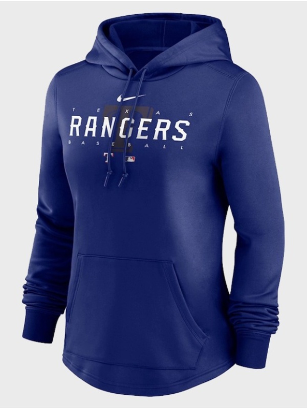 Bruce Bochy Texas Rangers Baseball Blue Hoodie - Image 3
