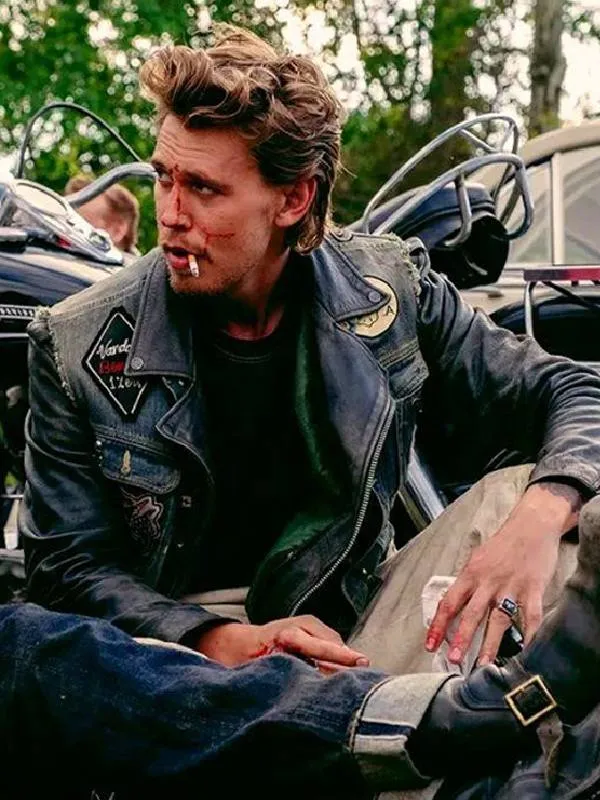The Bikeriders 2023 Austin Butler Denim Vest - Image 2
