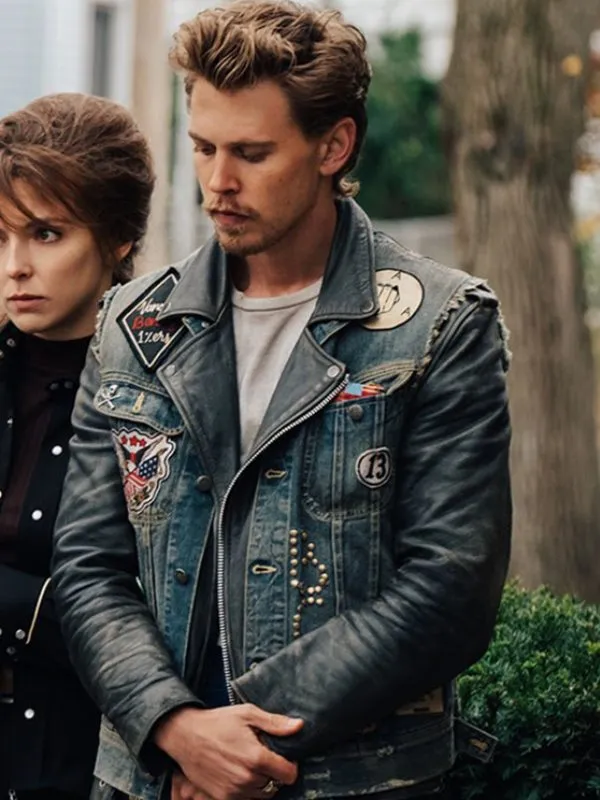 The Bikeriders 2023 Austin Butler Denim Vest