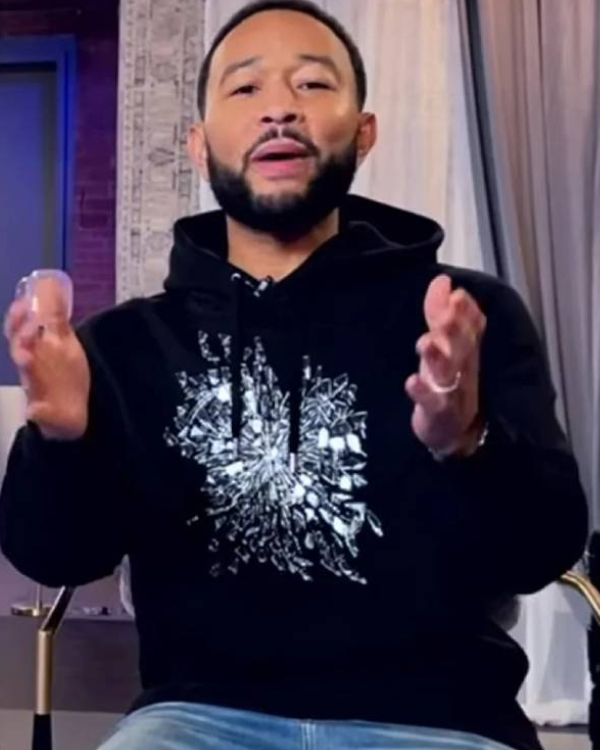 The Voice S27 John Legend Black Hoodie - Image 3