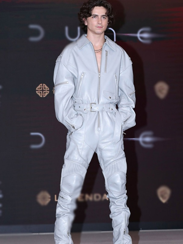 Timothée Chalamet Dune Part Two press conference Jumpsuit - Image 4