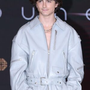 Timothée Chalamet Dune Part Two press conference Jumpsuit