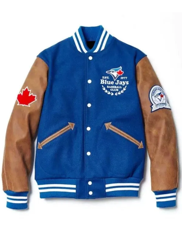 Toronto Blue Jays Royal Blue Varsity Jacket