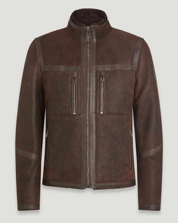 Men's Brown Tundra Shearling Jacket
