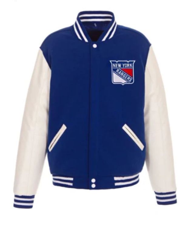 New York Rangers Stadium Series 2024 Bomber Jacket - Image 5